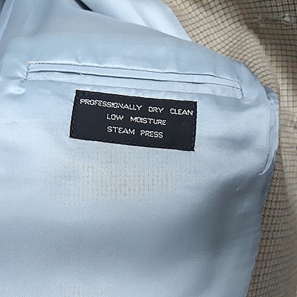Men' Suit Jacket Sport Coat 44 Harrison / Hickey Freeman Tan Weave - Picture 5 of 9